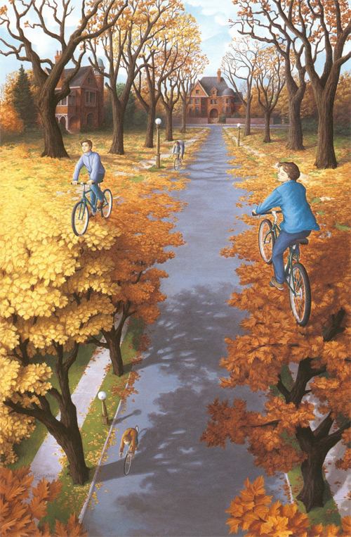 Autumn Cycling, por Rob Gonsales